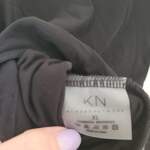 NWT Klassy Network Mesh Bodysuit - Picture 5 of 5